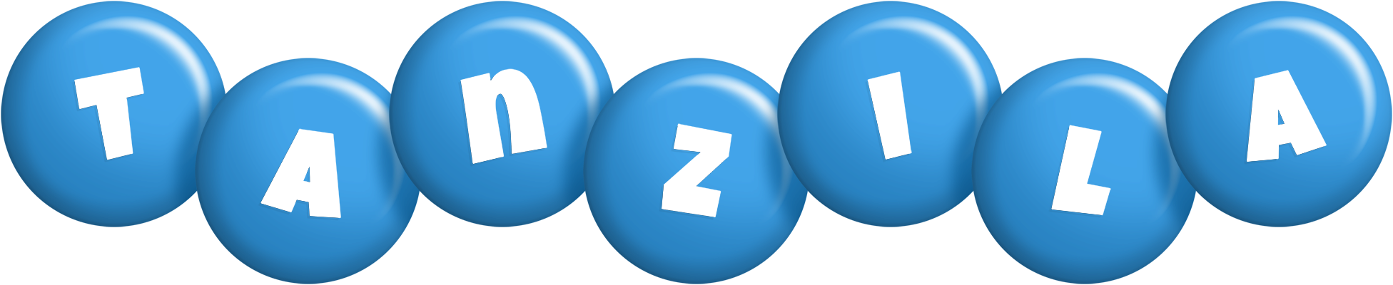 Tanzila candy-blue logo