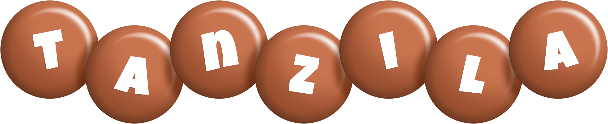 Tanzila candy-brown logo