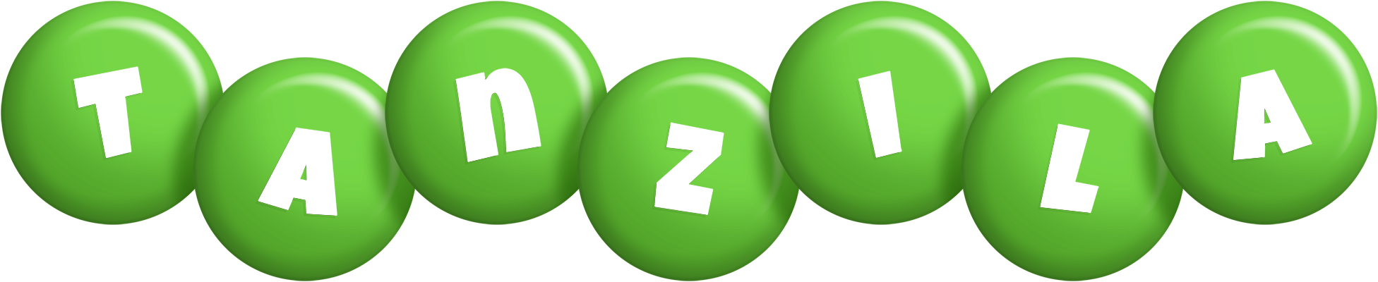 Tanzila candy-green logo