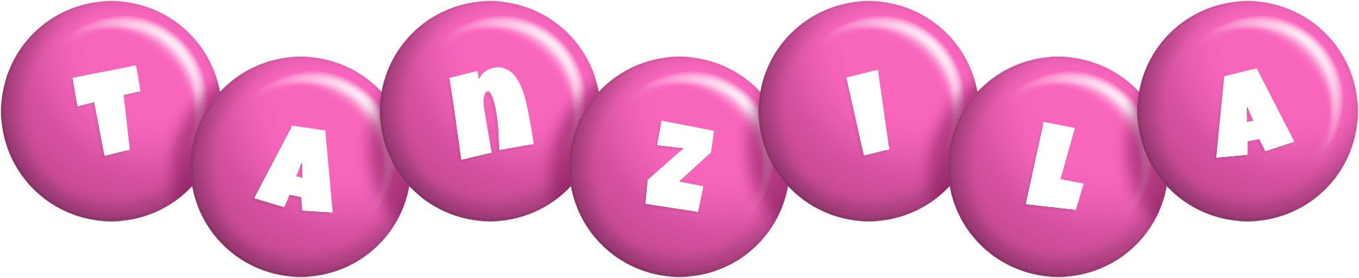 Tanzila candy-pink logo
