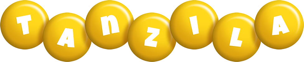 Tanzila candy-yellow logo