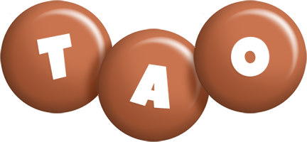 Tao candy-brown logo