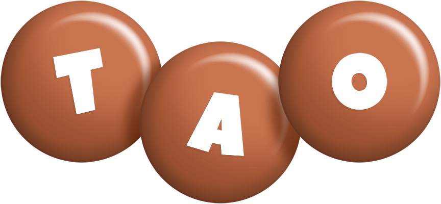 Tao candy-brown logo