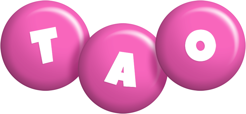 Tao candy-pink logo