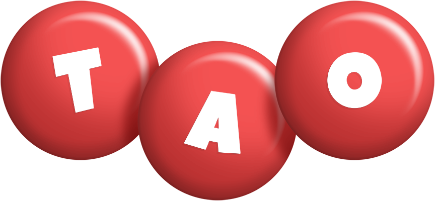Tao candy-red logo
