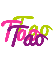 Tao flowers logo