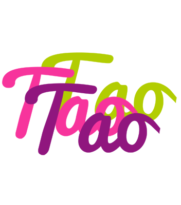 Tao flowers logo