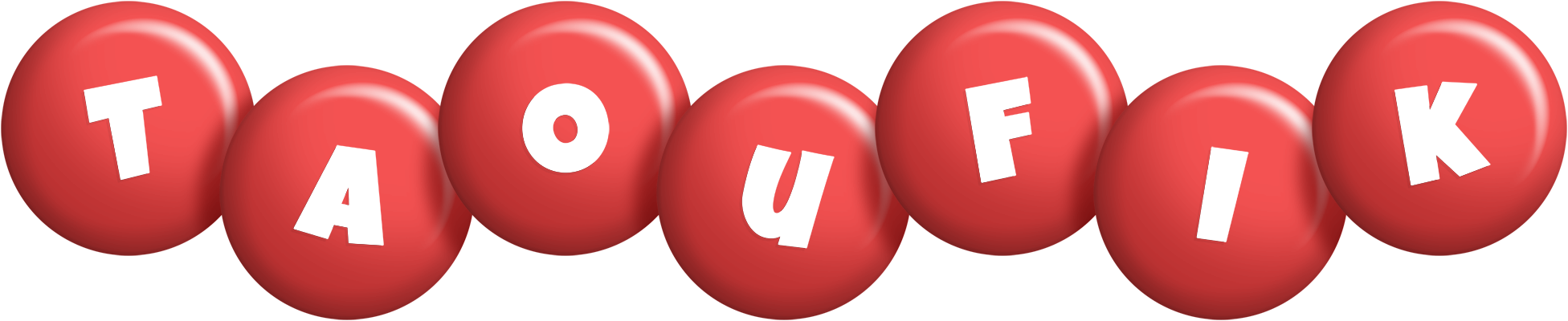 Taoufik candy-red logo