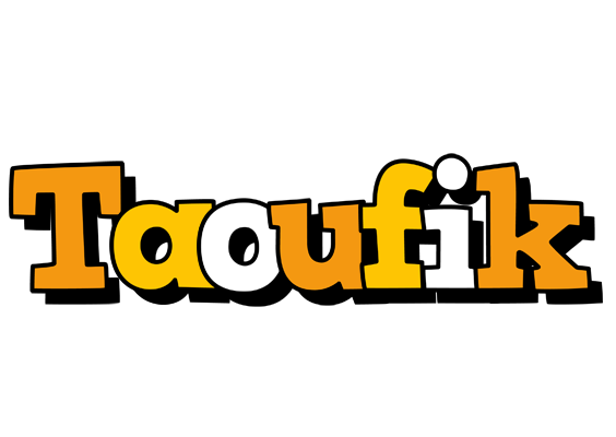 Taoufik cartoon logo