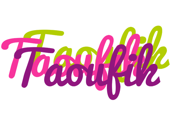 Taoufik flowers logo