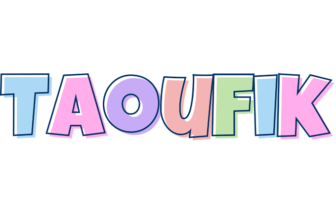 Taoufik pastel logo