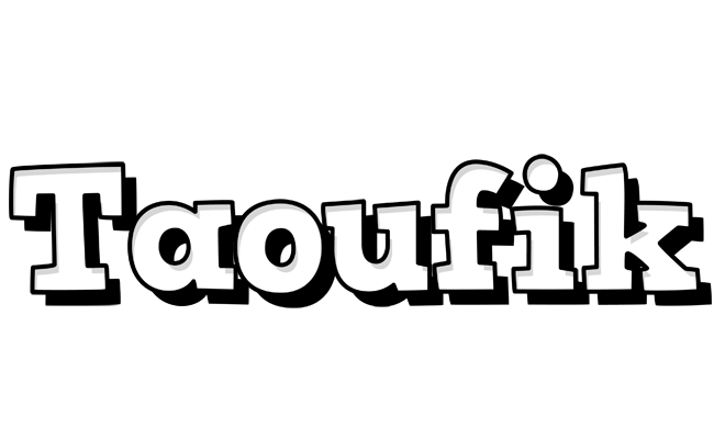 Taoufik snowing logo