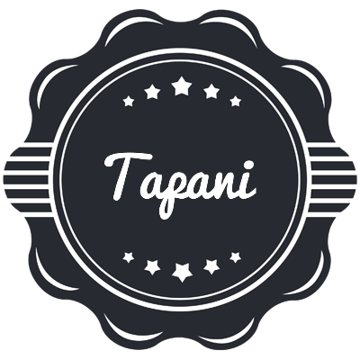Tapani badge logo