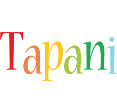 Tapani birthday logo