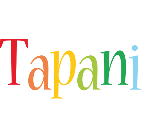 Tapani birthday logo