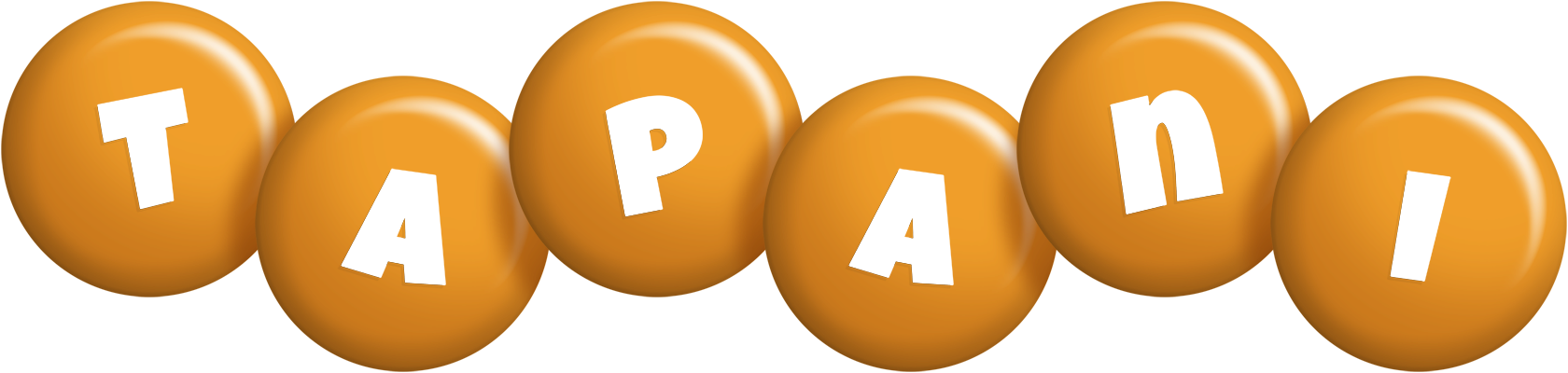 Tapani candy-orange logo