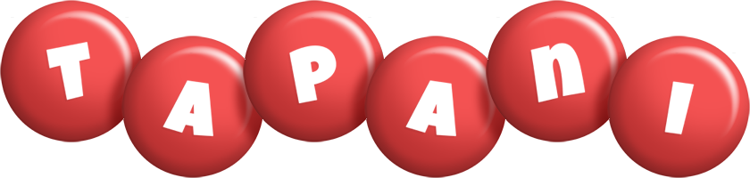 Tapani candy-red logo