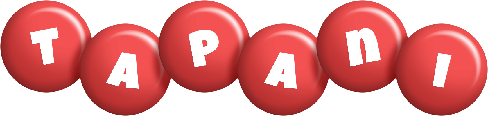 Tapani candy-red logo