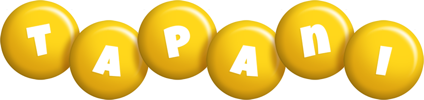 Tapani candy-yellow logo
