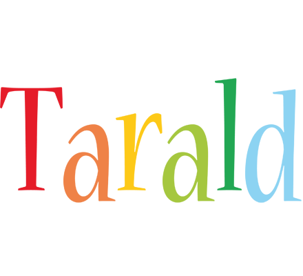 Tarald birthday logo