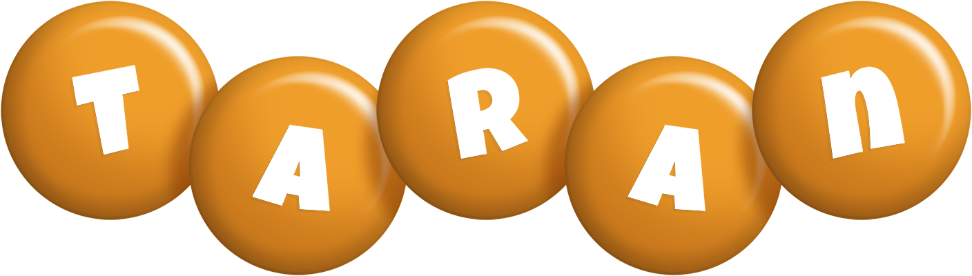 Taran candy-orange logo