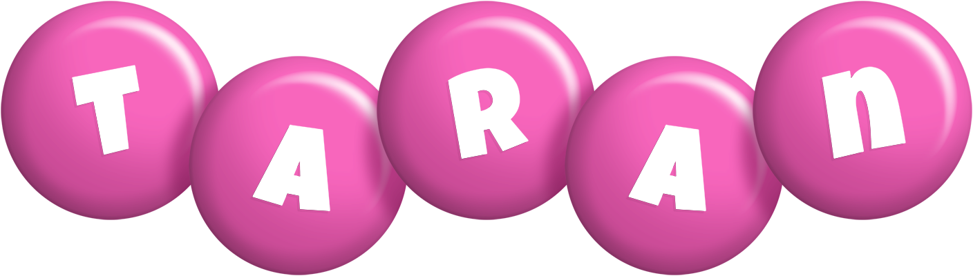 Taran candy-pink logo