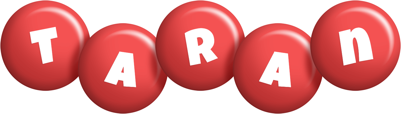 Taran candy-red logo