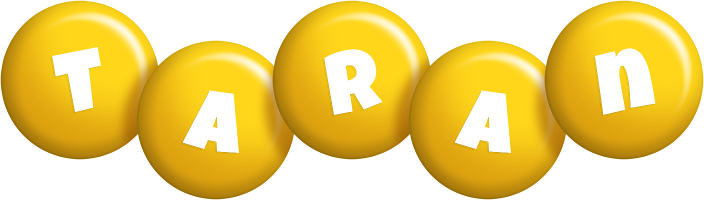 Taran candy-yellow logo