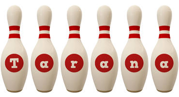 Tarana bowling-pin logo