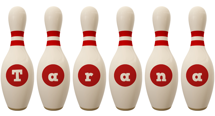 Tarana bowling-pin logo