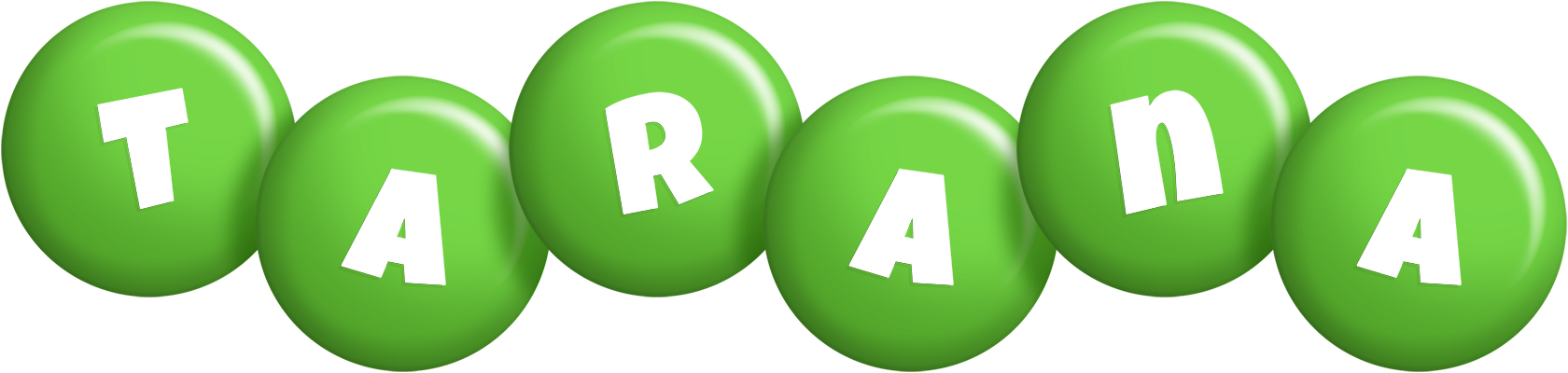 Tarana candy-green logo
