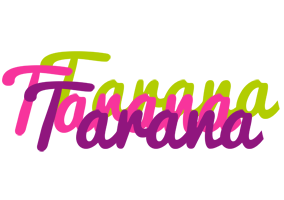 Tarana flowers logo