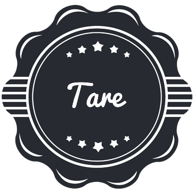 Tare badge logo