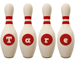 Tare bowling-pin logo