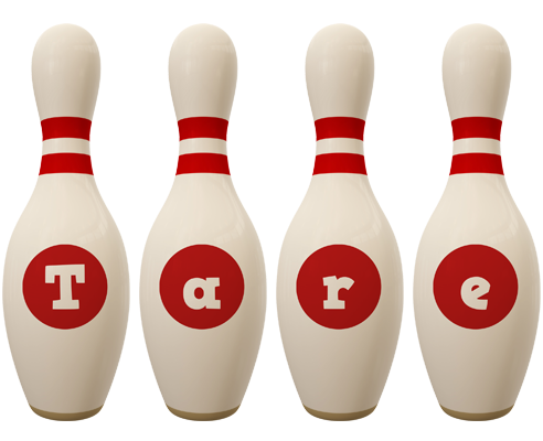 Tare bowling-pin logo