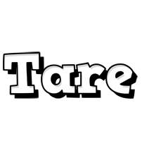 Tare snowing logo