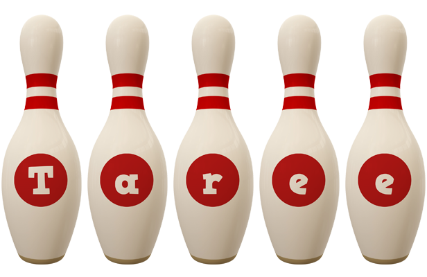 Taree bowling-pin logo