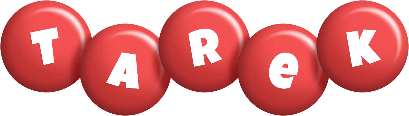Tarek candy-red logo