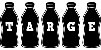 Targe bottle logo