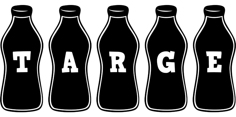 Targe bottle logo