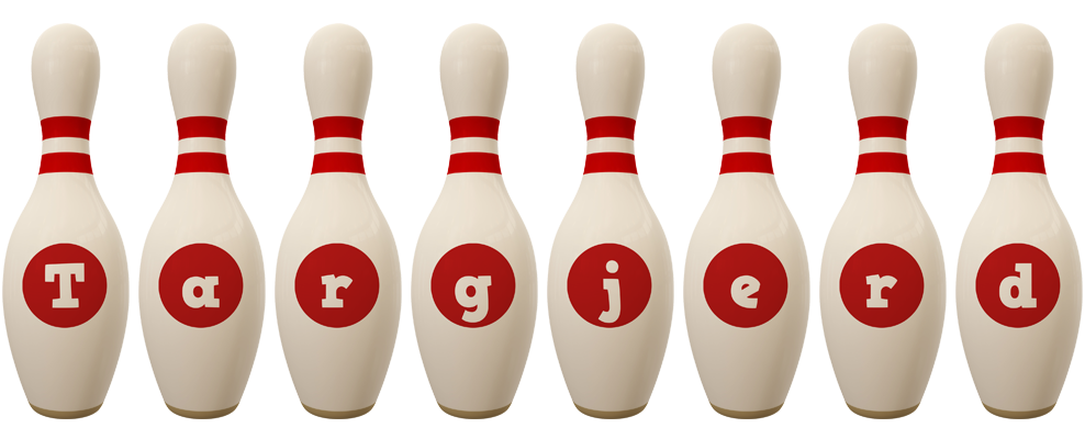 Targjerd bowling-pin logo