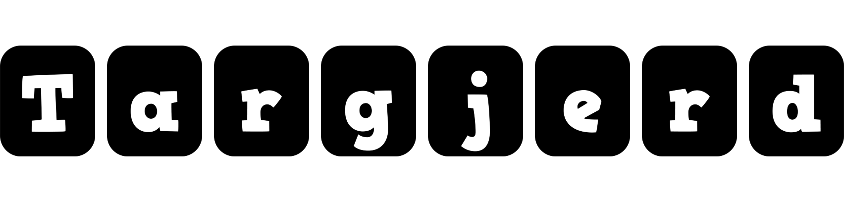 Targjerd box logo