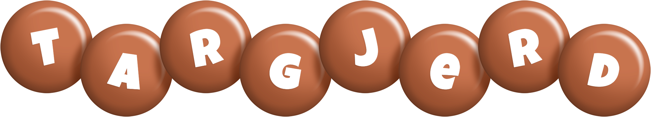 Targjerd candy-brown logo