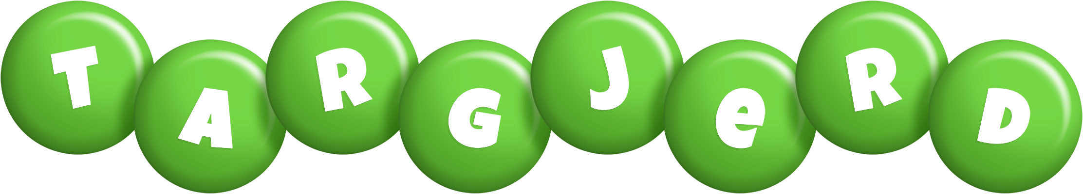 Targjerd candy-green logo