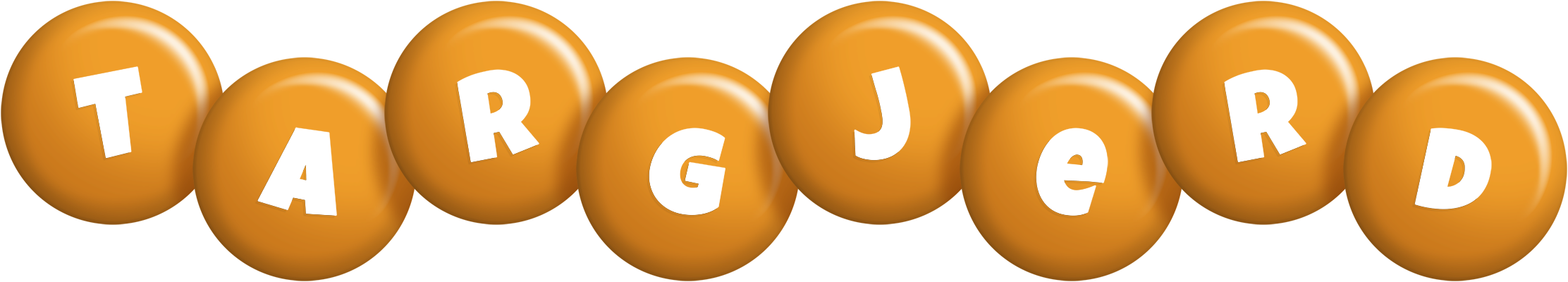 Targjerd candy-orange logo