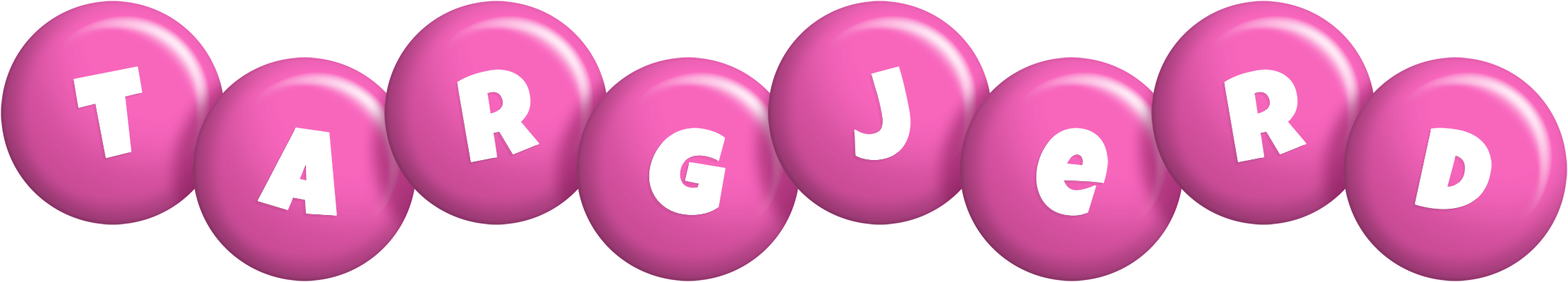 Targjerd candy-pink logo