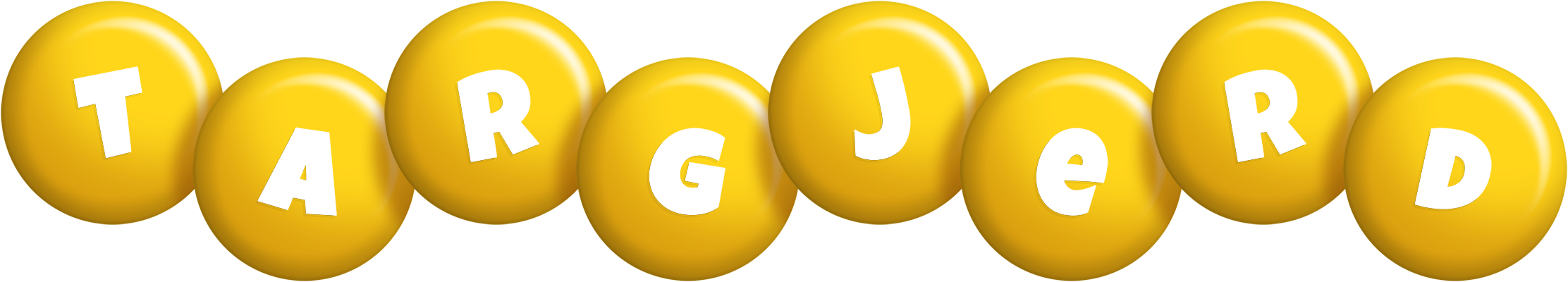 Targjerd candy-yellow logo