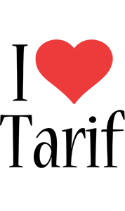 Tarif i-love logo