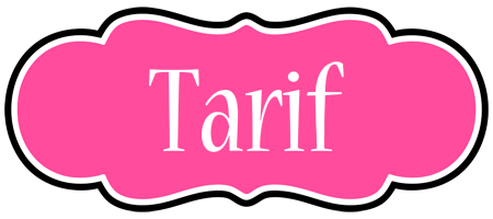Tarif invitation logo