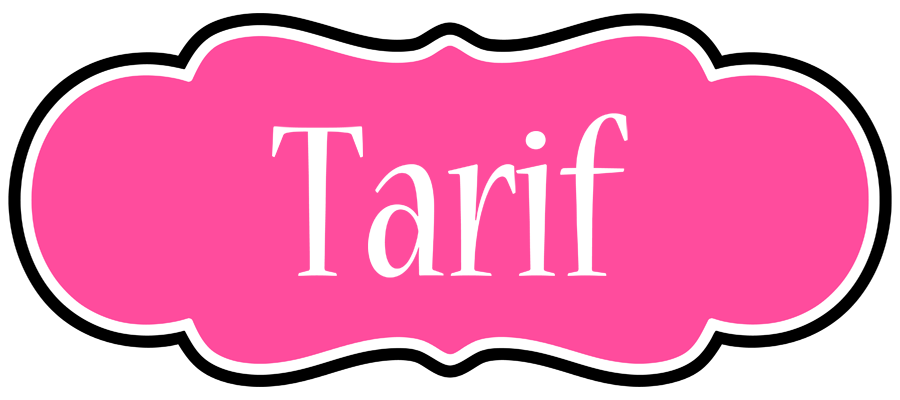 Tarif invitation logo